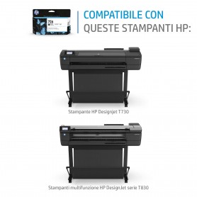 HP Cartuccia inchiostro giallo DesignJet 728, 300 ml (F9K15A)