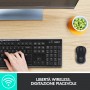 Logitech MK270 tastiera RF Wireless QWERTY Italiano Nero (920-004512)