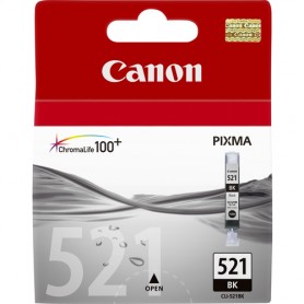 Canon CLI-521 BK cartuccia d'inchiostro 1 pz Originale Nero (2933B001)