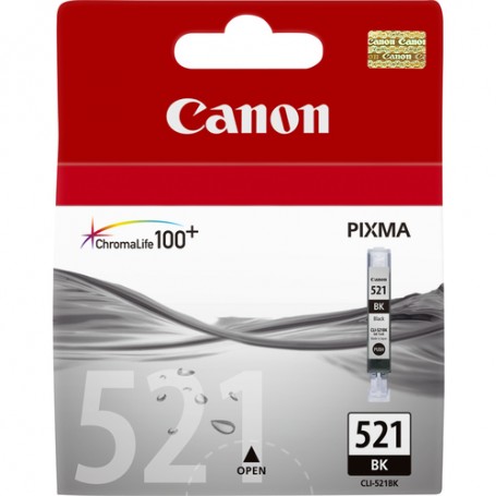 Canon CLI-521 BK cartuccia d'inchiostro 1 pz Originale Nero (2933B001)