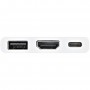 StarTech.com Adattatore Multifunzione USB-C a HDMI 4k con Power Delivery e porta USB-A - Bianco (CDP2HDUACPW)