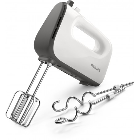 Philips Viva Collection Mixer da 450 W, 5 velocità + turbo, grigio Cashmere (HR3740/00)