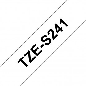 Brother TZeS241 nastro per etichettatrice Nero su bianco TZ (TZES241)