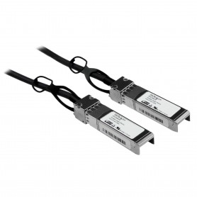 StarTech.com Cisco SFP-H10GB-CU1M Compatible SFP+ 10-Gigabit Ethernet (10GbE) Passive Direct-Attach Twinax Cable - 1  (SFPCMM1M)