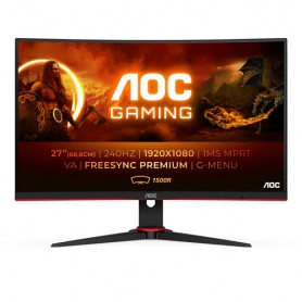 AOC G2 C27G2ZE/BK Monitor PC 68,6 cm (27") 1920 x 1080 Pixel Full HD LED Nero, Rosso (C27G2ZE/BK)