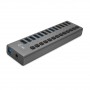 i-tec U3CHARGEHUB13 Caricabatterie per dispositivi mobili Grigio Interno (U3CHARGEHUB13)