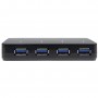StarTech.com Hub USB 3.0 a 4 Porte con Porta di Ricarica Dedicata - 1 Porta x 2,4 Amp (ST53004U1C)