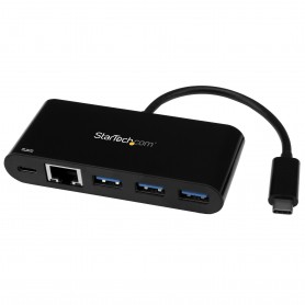 StarTech.com Adattatore di rete USB-C a Ethernet a 3 porte - Hub USB 3.0 con Power Delivery (US1GC303APD)