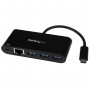 StarTech.com Adattatore di rete USB-C a Ethernet a 3 porte - Hub USB 3.0 con Power Delivery (US1GC303APD)