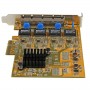 StarTech.com Adattatore Scheda di Rete Ethernet Gigabit PCI express PCIe NIC a 4 porte (ST1000SPEX43)