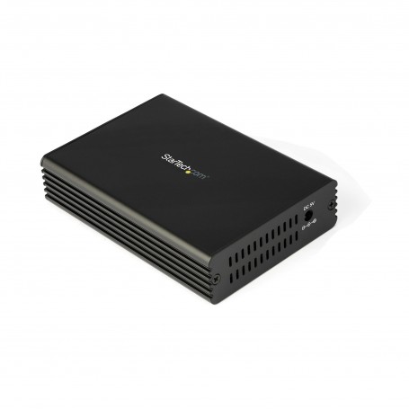 StarTech.com Convertitore multimediale Ethernet in fibra 10GbE per rete 1 / 2,5 / 5 / 10Gbps NBASE-T SFP a RJ45 Mult (MCM10GSFP)