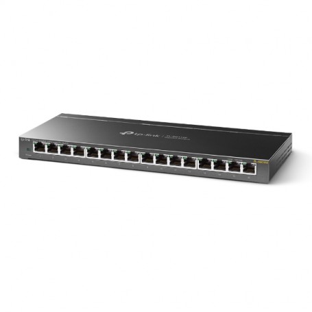 TP-LINK TL-SG116E Non gestito Gigabit Ethernet (10/100/1000) Nero (TL-SG116E)