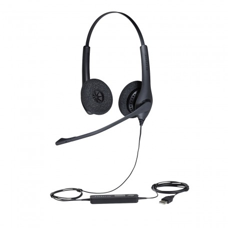 Jabra Biz 1500 Duo USB Cuffia Padiglione auricolare USB tipo A Nero (1559-0159)