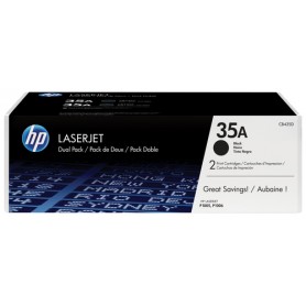HP Confezione da 2 cartucce originali di Toner nero LaserJet 35A (CB435AD)