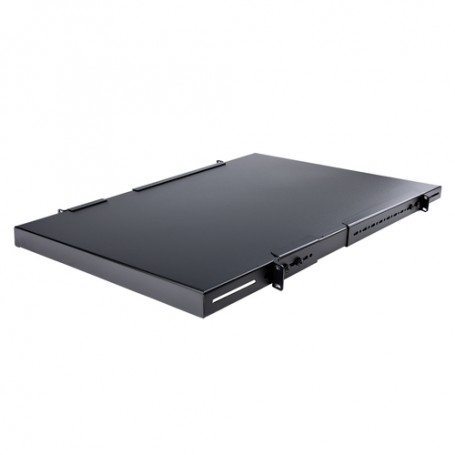 StarTech.com Ripiano per montaggio a rack regolabile 1U - Robusto ripiano per armadio server rack fisso - 80 kg (ADJSHELFHD)