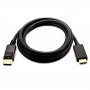 V7 DisplayPort a HDMI 2 metri nero (V7DP2HD-02M-BLK-1E)