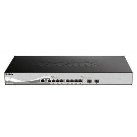 D-Link DXS-1210-10TS switch di rete Gestito L2/L3 10G Ethernet (100/1000/10000) 1U Nero, Argento (DXS-1210-10TS)