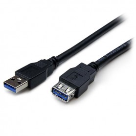 StarTech.com Cavo prolunga USB 3.0 SuperSpeed Tipo A da 2m da A ad A - Maschio/Femmina (USB3SEXT2MBK)