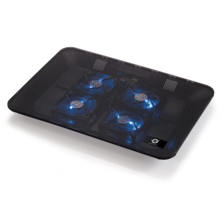 Conceptronic Pad di raffreddamento per notebook a 4 ventole (CNBCOOLPADL4F)