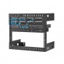 StarTech.com 8U 19" Rack di rete per montaggio a parete a 2 staffe - Rack open frame a muro profondo 30cm. Rack per (RK812WALLO)