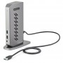StarTech.com USB-C USB-A Dock - Docking station USB C dual monitor DisplayPort e HDMI 4K 60Hz con Ethernet - Adatt (DK30A2DHUUE)