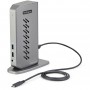 StarTech.com USB-C USB-A Dock - Docking station USB C dual monitor DisplayPort e HDMI 4K 60Hz con Ethernet - Adatt (DK30A2DHUUE)