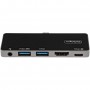 StarTech.com Adattatore Multiporta USB C a HDMI 4K 60Hz, Hub USB 3.0 a 3 porte, HDMI 2.0 Audio - USB-C Mini Docking (DKT30ICHPD)