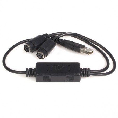 StarTech.com Adattatore tastiera e mouse da PS/2 a USB - Connettore convertitore PS/2 a USB di ricambio Femmina / Mas (USBPS2PC)