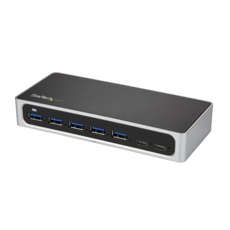 StarTech.com Hub USB-C a 7 porte - 5x USB-A + 2 USB-C - USB 3.0 - Hub Alimentato (HB30C5A2CSC)