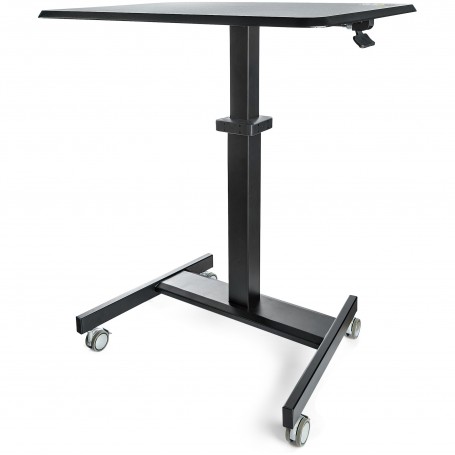 StarTech.com Scrivania Sit-Stand per lavorare in piedi o seduti - Postazione di lavoro ergonomica mobile e regolabile (STSCART2)