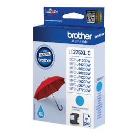 Brother LC-225XLC cartuccia d'inchiostro 1 pz Originale Ciano (LC-225XLC)