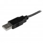 StarTech.com Cavo di sincronizzazione e di ricarica USB a Micro USB - Cavetto slim per Smartphone e Tablet A a Micr (USBAUB3MBK)