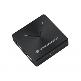 Conceptronic HUBBIES02B hub di interfaccia 5000 Mbit/s Nero (HUBBIES02B)
