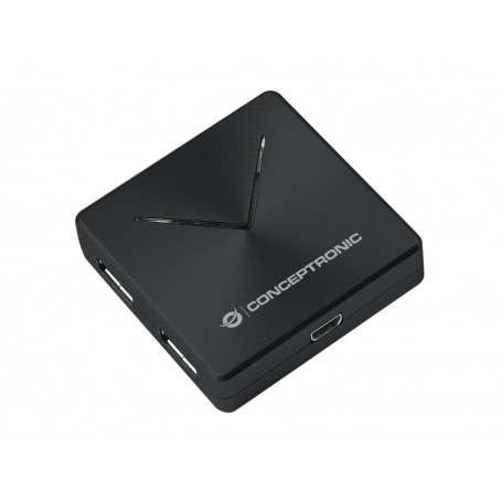 Conceptronic HUBBIES02B hub di interfaccia 5000 Mbit/s Nero (HUBBIES02B)