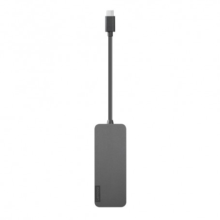 Lenovo 4X90X21427 hub di interfaccia USB 3.2 Gen 2 (3.1 Gen 2) Type-C 20000 Mbit/s Grigio (4X90X21427)