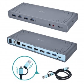 I-TEC USB-C/A DOCKING STATION (CADUAL4KDOCK)