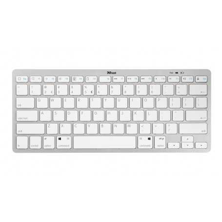 Trust Nado IT tastiera Bluetooth QWERTY Italiano Argento (22246)