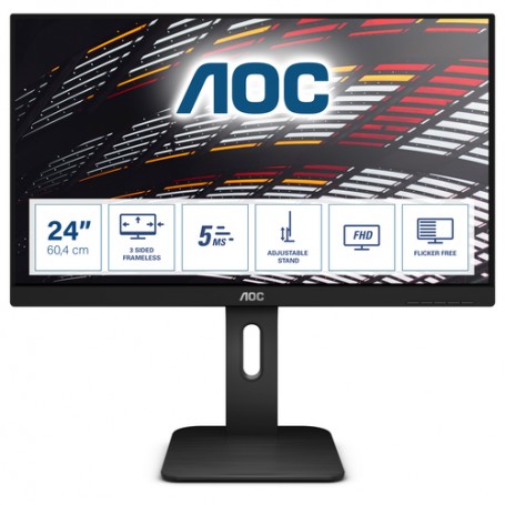 AOC P1 24P1 monitor piatto per PC 60,5 cm (23.8") 1920 x 1080 Pixel Full HD LED Nero (24P1)