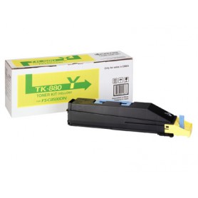 KYOCERA TK-880Y cartuccia toner 1 pz Originale Giallo (1T02KAANL0)