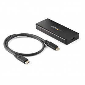 StarTech.com Enclosure SSD PCIe M.2 NVMe USB-C 10 Gbps - Custodia esterna robusta in alluminio M.2 PCIe M-Key Class (M2E1BRU31C)
