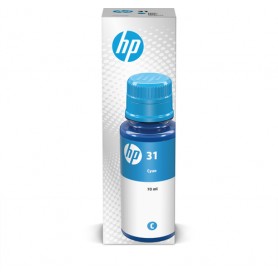HP 31 70-ml Cyan Original Ink Bottle Originale (1VU26AE)
