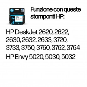 HP Cartuccia inchiostro originale tricromia 304 (N9K05AE)