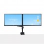 StarTech.com ARMDUALPIVOT supporto da tavolo per Tv a schermo piatto 81,3 cm (32") Morsa Nero (ARMDUALPIVOT)