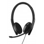 EPOS | SENNHEISER ADAPT 165T USB II Cuffia Padiglione auricolare Connettore 3.5 mm USB tipo A Nero (1000902)