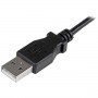 StarTech.com Cavo di ricarica e sincronizzazione micro USB da 1 m - USB-A a Micro B ad angolo destro - M/M - 0,25m (USBAUB1MRA)