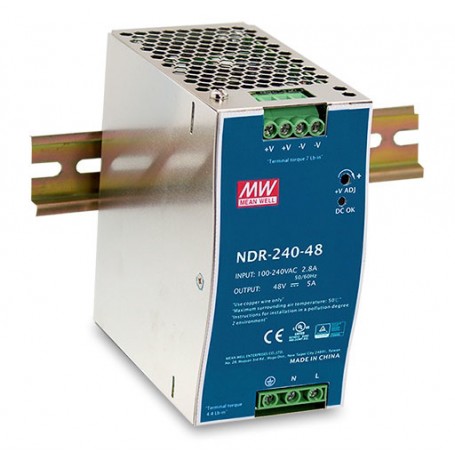 D-Link DIS-N240-48 alimentatore per computer 240 W Acciaio inossidabile (DIS-N240-48)