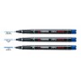STABILO OHPen universal permanent, 4 Pack marcatore permanente Tipo di punta Nero, Blu, Verde, Rosso 4 pz (842/4)