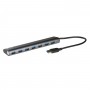 i-tec Metal U3HUB778 hub di interfaccia USB 3.2 Gen 1 (3.1 Gen 1) Type-A 5000 Mbit/s Argento (U3HUB778)
