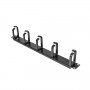 StarTech.com Pannello gestione cavi 1U 19" per rack con anelli guida in metallo (CABLMANAGER2)