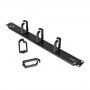 StarTech.com Pannello gestione cavi 1U 19" per rack con anelli guida in metallo (CABLMANAGER2)